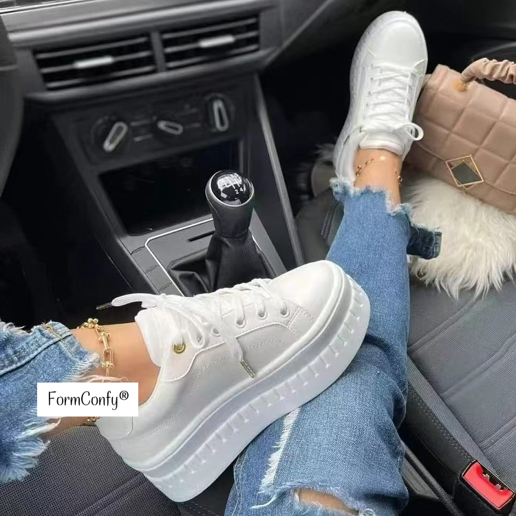 FormConfy - Zapatillas de Mujer Con Plataforma