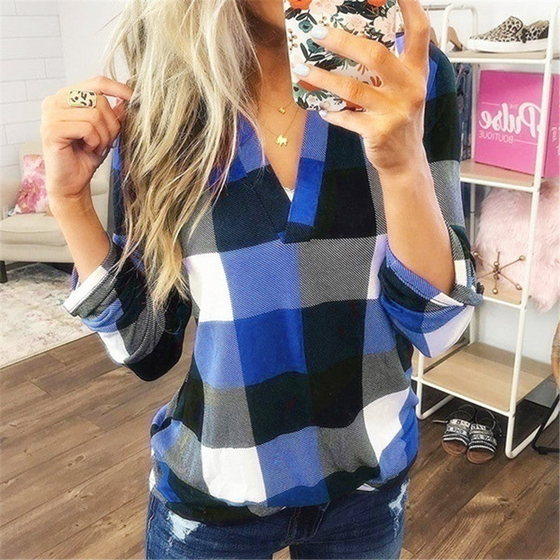 RoseShirt - Camisa a Cuadros Mujer