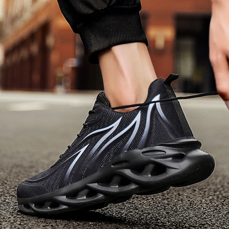 AIRAVATA - Zapatillas con estampado de llamas para hombre