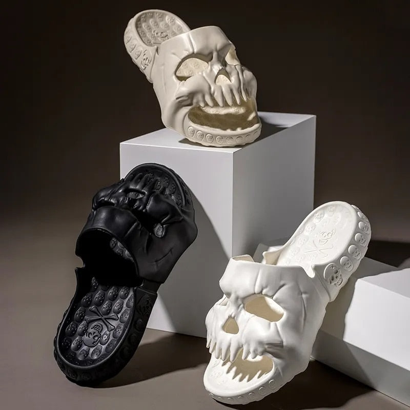SlipSkull - Zapatillas Con Forma de Calavera