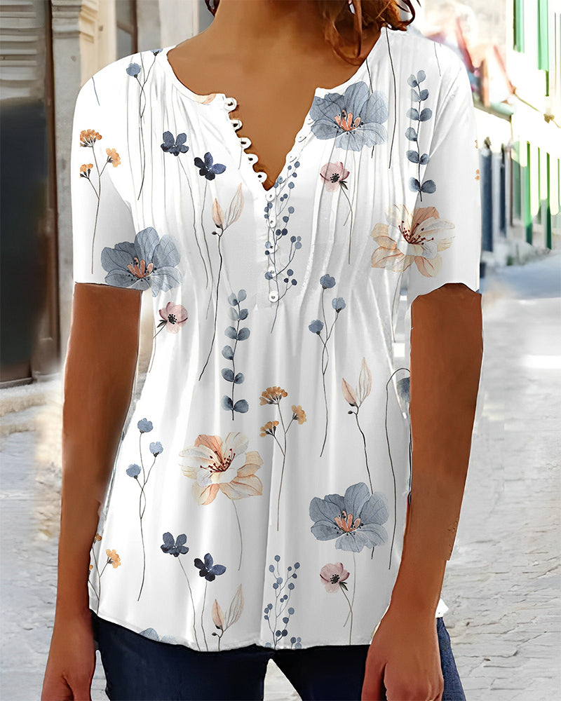 Alina - Blusa com Cuello en V